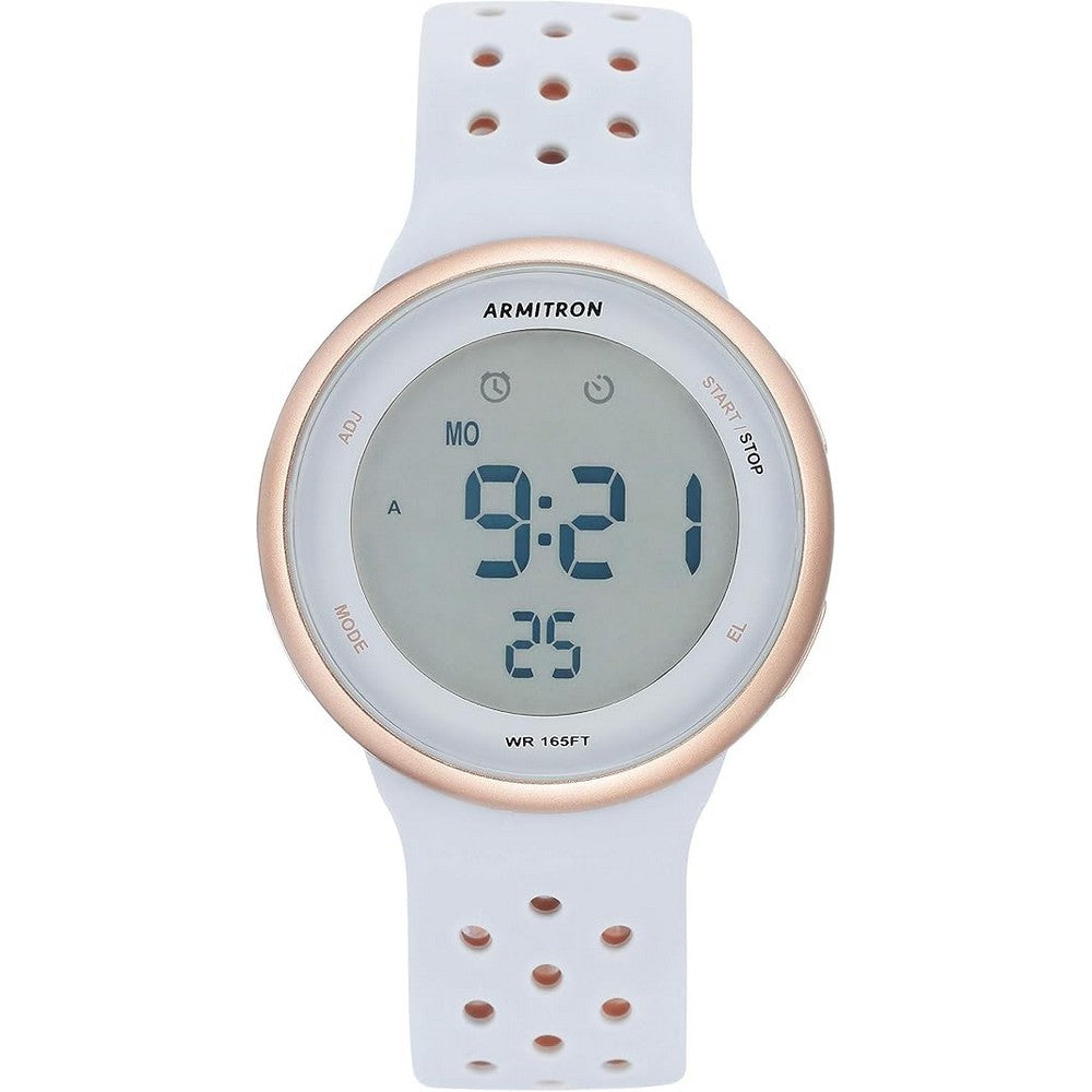 Armitron 40/8423PPB Sport Digital Chronograph Silicone Strap Unisex Watch ARMITRON