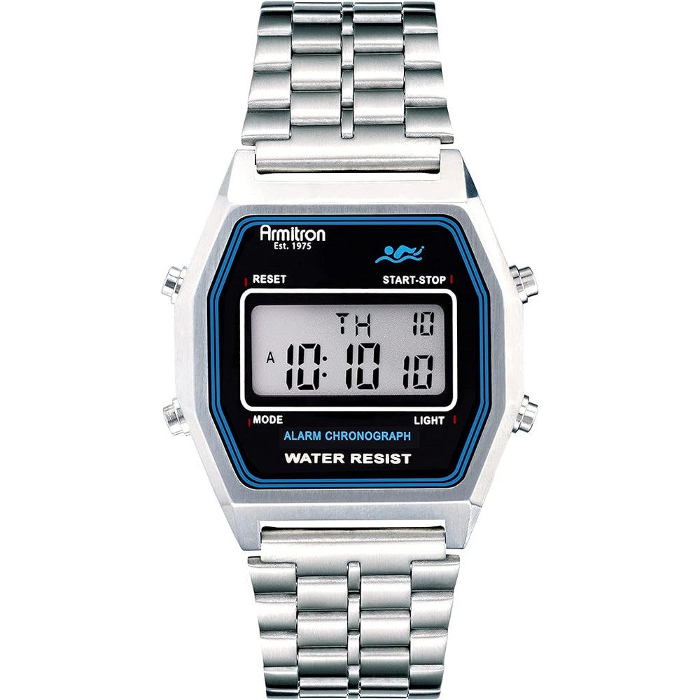 Retro Digital Chronograph Bracelet Watch, 40/8474