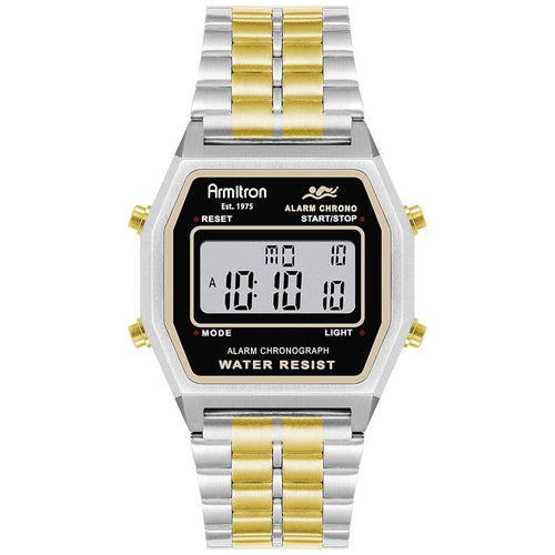 ARMITRON 40-8474BKTT Black Two-Tone Watch