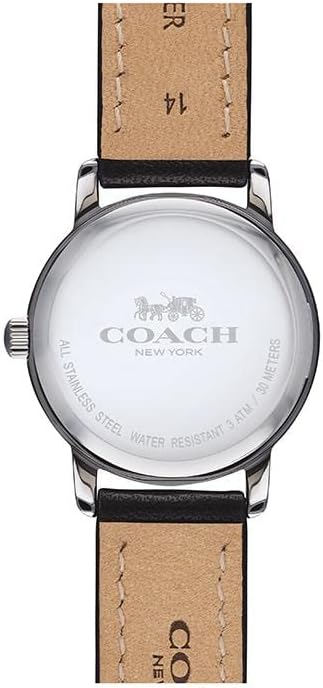 COACH 14502979 Grand Black Dial Women's Watch