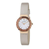 Skagen 456SRLT Women's Silver Dial Brown Leather Watch