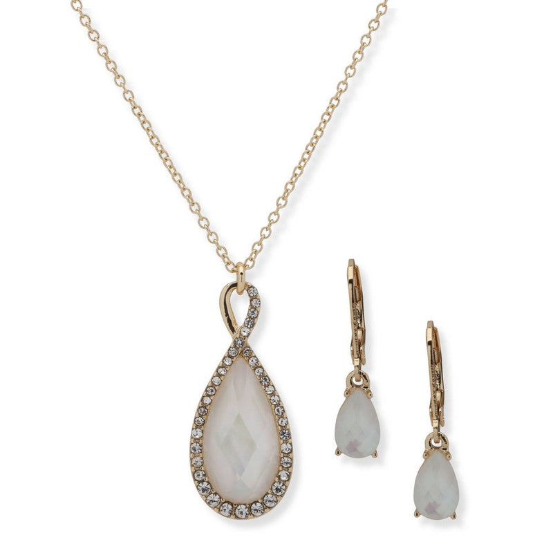 60567742 - Anne Klein Necklace and Earring Set