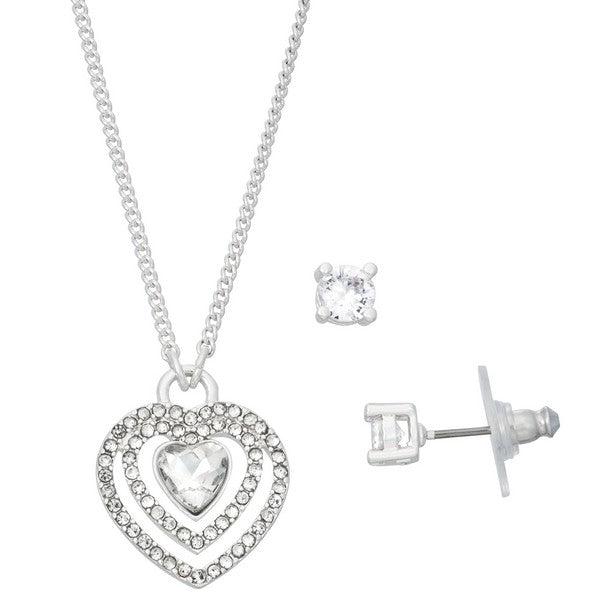 Nine West Jewelry 60573405 Necklace& Pierced Earring