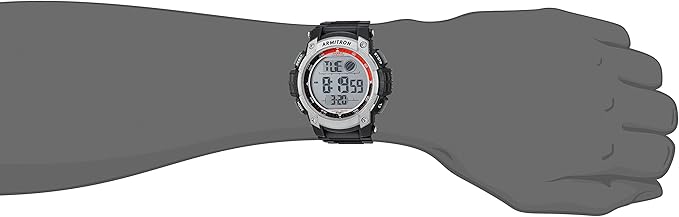 Armitron Sport Men's Digital Chronograph Resin Strap Watch, 40/8252BLK