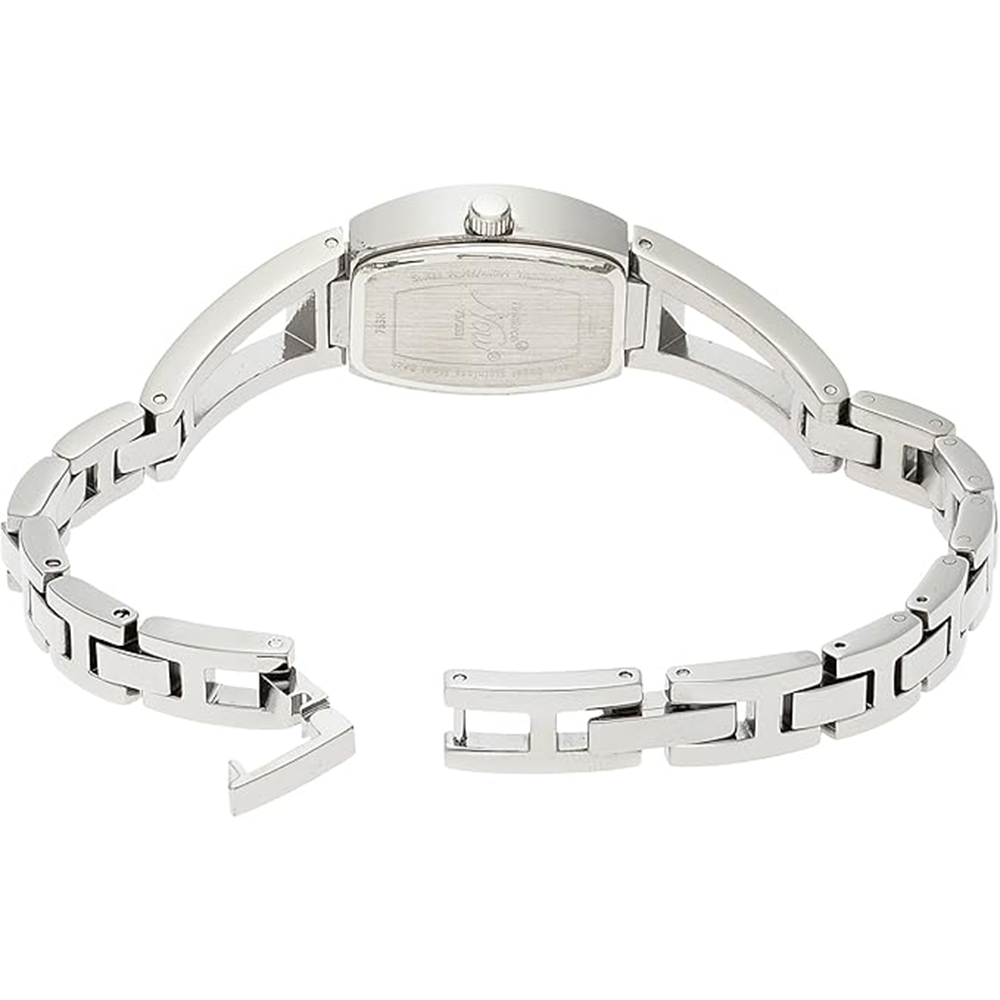Armitron 75/3531MPSV Crystal Accented Silver-Tone Bangle Women's Watch