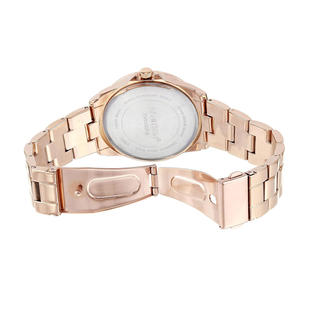 Armitron 75/5592MPRR Genuine Crystal Accented Bracelet Women's Watch ARMITRON