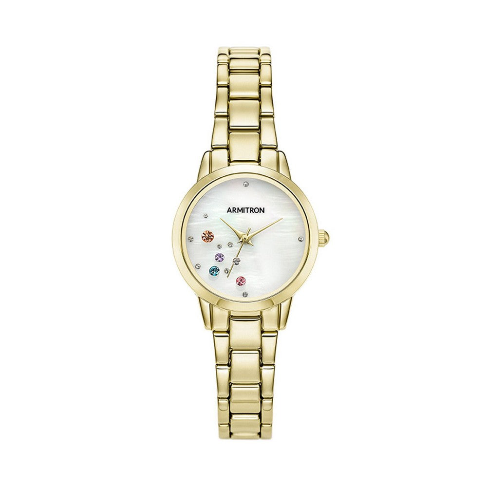 Armitron 75/5747MPCG Vevey Genuine Crystal Accented Women's Bracelet Watch ARMITRON