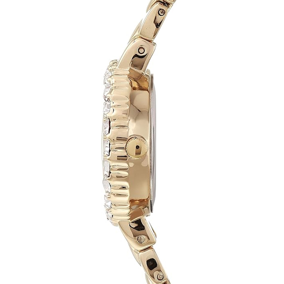 Armitron 75/5801BKGP Genuine Crystal Accented Bracelet Women's Watch ARMITRON