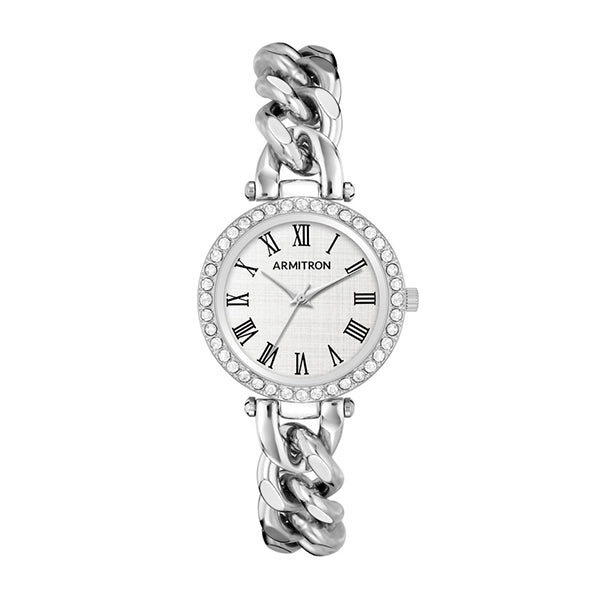 Armitron 75/5826SVSV Quartz White Dial Women's Watch