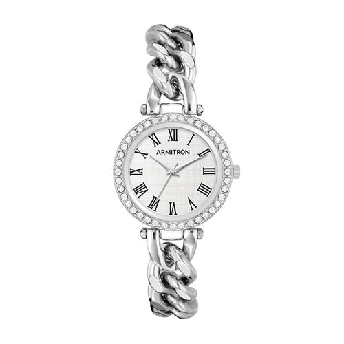 Armitron 75/5826SVSV Quartz White Dial Women's Watch