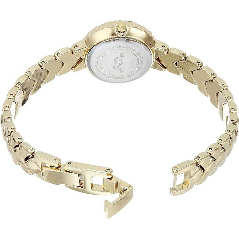 Armitron 75/5801BKGP Genuine Crystal Accented Bracelet Women's Watch