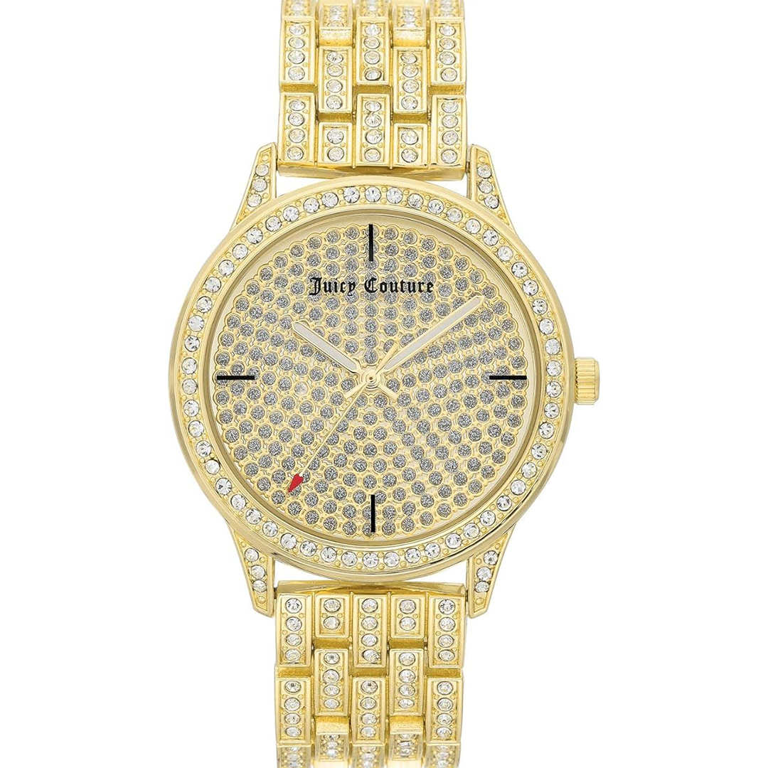 Juicy Couture Women's Watch JC/1138PVGB - Glamorous Gold with Pave Details