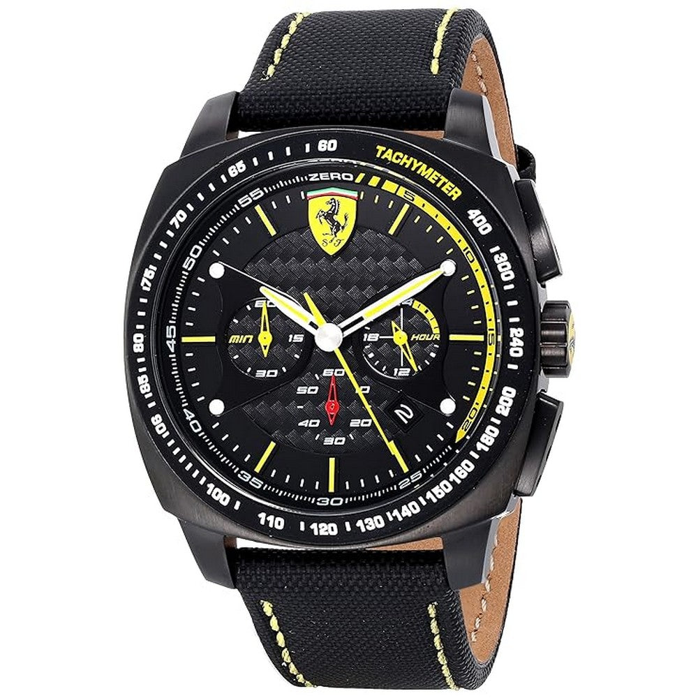 SCUDERIA Ferrari 0830165 Aero Evo Chronograph Quartz Black Dial Men's Watch