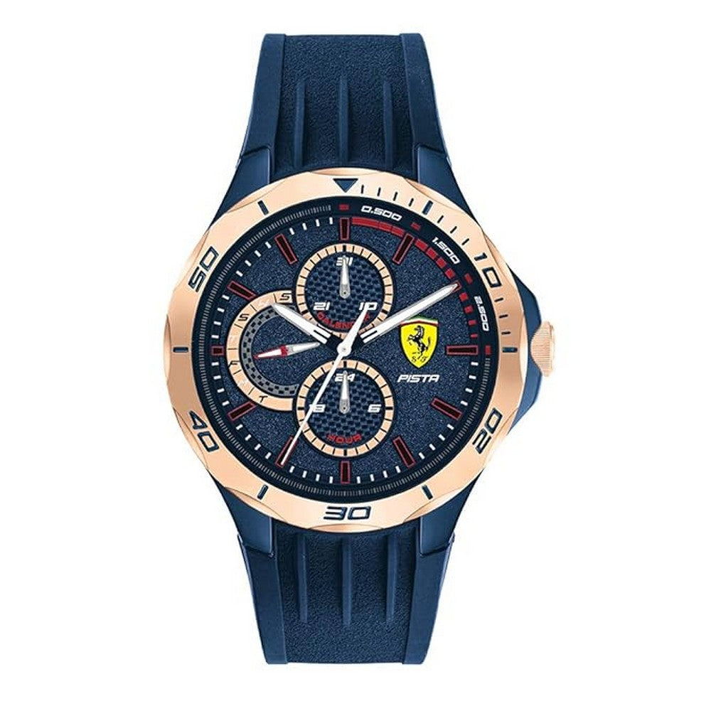 SCUDERIA Ferrari 0830724 Pista Analogue Blue Dial Men's Watch