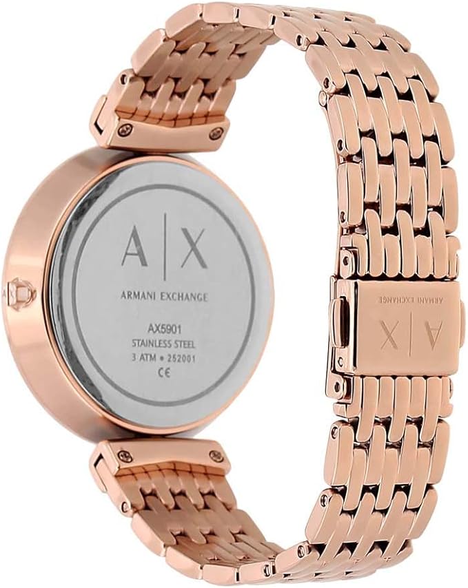 Armani Exchange AX5901 36 mm Rose Gold Women Watch