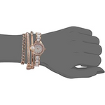 Anne Klein AK/1954RGST White Dial Analog Quartz Women's Watch