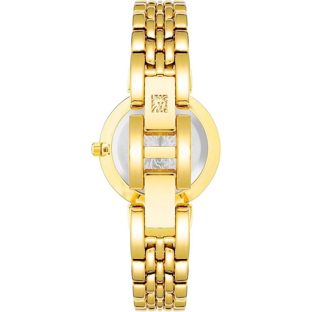 Anne Klein AK-2158CHGB Gold Dial Analog Quartz Women's Watch