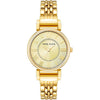 Anne Klein AK-2158CHGB Gold Dial Analog Quartz Women's Watch