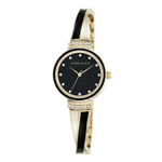 Anne Klein AK/2216BKGB Black Dial Analog Quartz Women's Watch