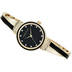 Anne Klein AK/2216BKGB Black Dial Analog Quartz Women's Watch
