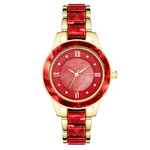 Anne Klein AK/3610GPRD Red Dial Analog Quartz Women's Watch