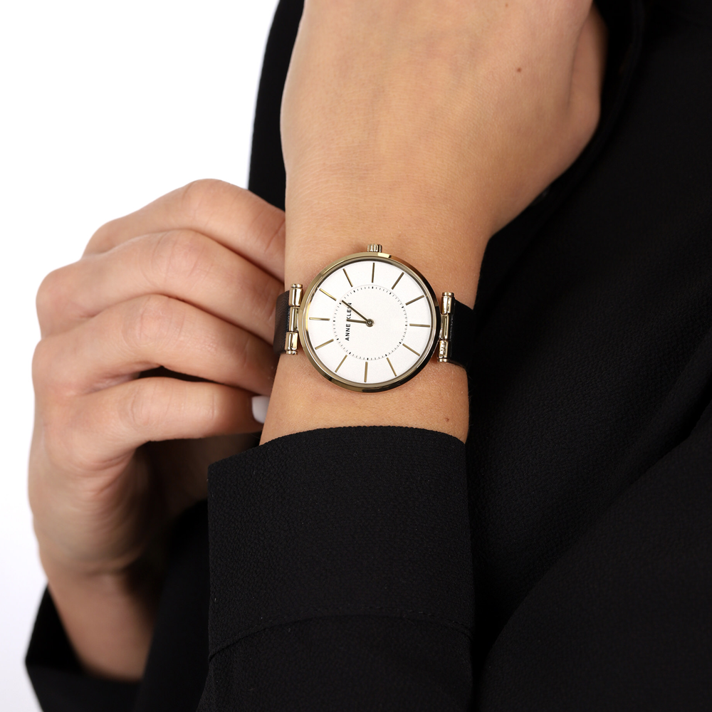 Anne Klein AK/3696SVBK Ladies Watch ANNE KLEIN