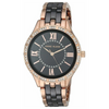Anne Klein AK/3810BKRG Black Dial Analog Quartz Women's Watch