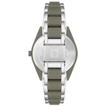 Anne Klein AK/3911OLSV Green Dial Analog Quartz Women's Watch