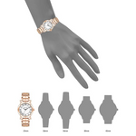 Anne Klein AK/4014WTRG White Dial Analog Quartz Women's Watch