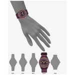 Anne Klein AK/4016RGPR Purple Dial Analog Quartz Women's Watch