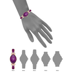 Anne Klein AK/4018PRRG Purple Dial Analog Quartz Women's Watch