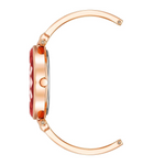 Anne Klein AK/4018RDRG Red Dial Analog Quartz Women's Watch