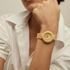 Anne Klein AK/4037YMYL yellow mother-of-pearl Dial Analog Quartz Women's Watch