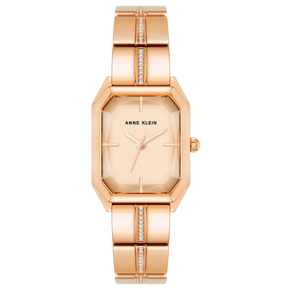 Anne Klein AK/4090RGRG Rose Gold Dial Analog Quartz Women's Watch