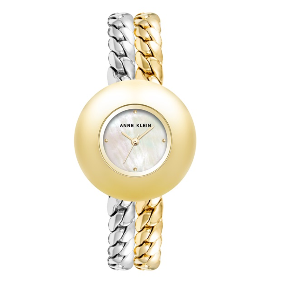 Anne Klein AK/4101MPTT Silver Dial Analog Quartz Women's Watch