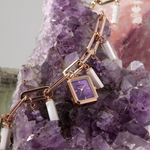 Anne Klein AK/4108AMCH Purple Dial Analog Quartz Women's Watch