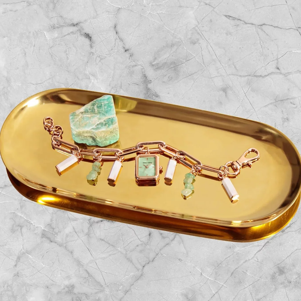 Anne Klein AK/4108AVCH Green Dial Analog Quartz Women's Watch