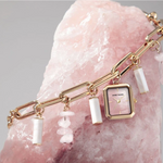 Anne Klein AK/4108RQCH Pink Dial Analog Quartz Women's Watch