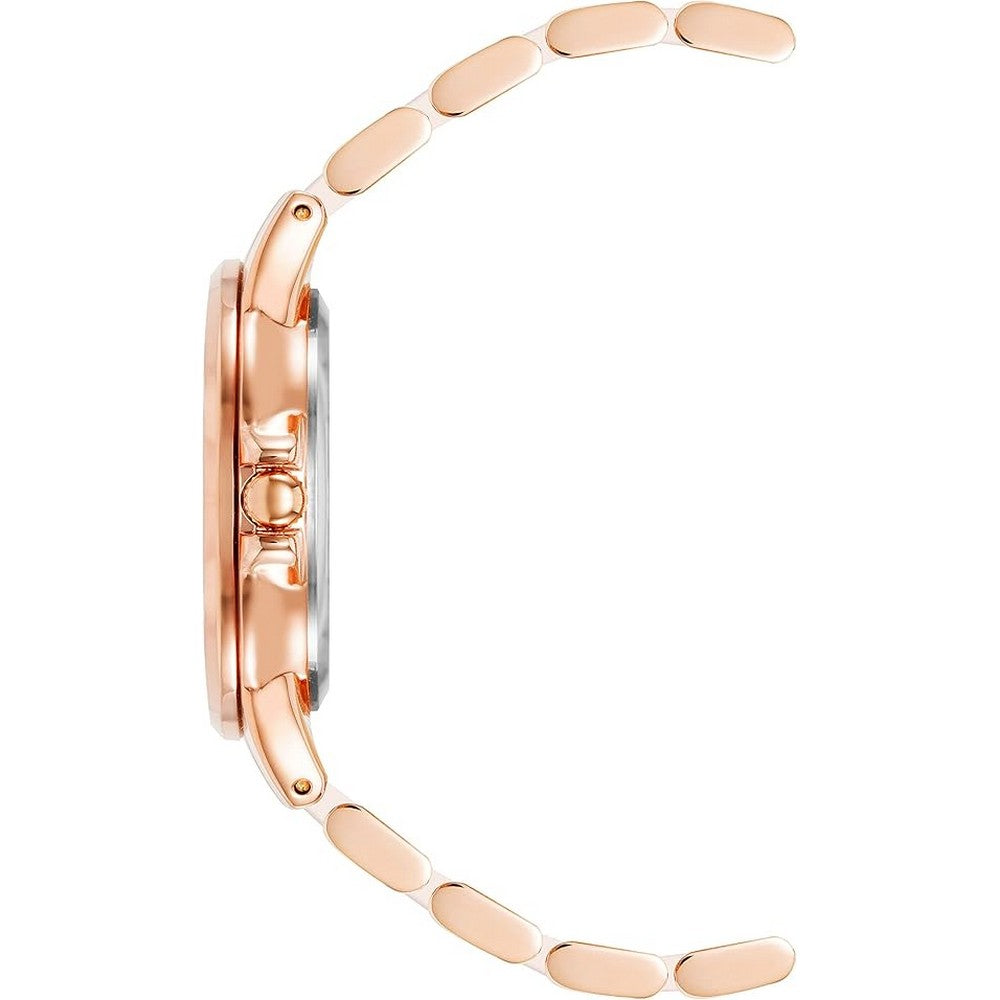 Anne Klein AK/4120BHRG Diamond Accented Ceramic Boyfriend Watch Anne Klein