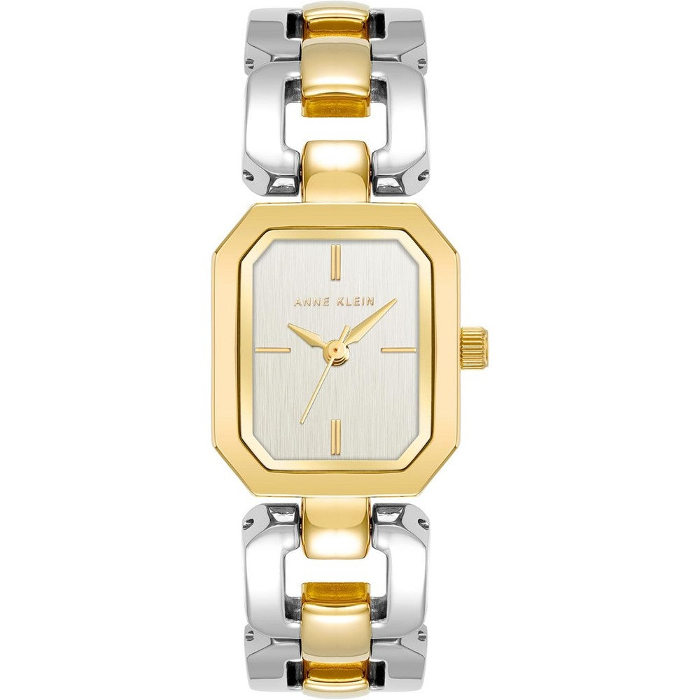 Anne Klein AK/4149SVTT Silver textured dial with gold hands Women's Watch