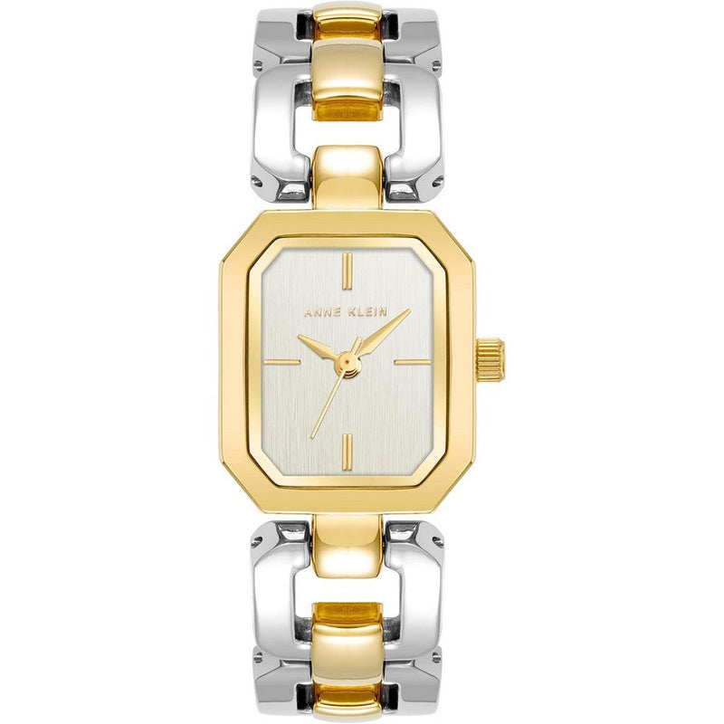 Anne Klein AK/4149SVTT Silver textured dial with gold hands Women's Watch