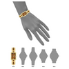 Anne Klein AK/4156TEGB Brown Dial Analog Quartz Women's Watch