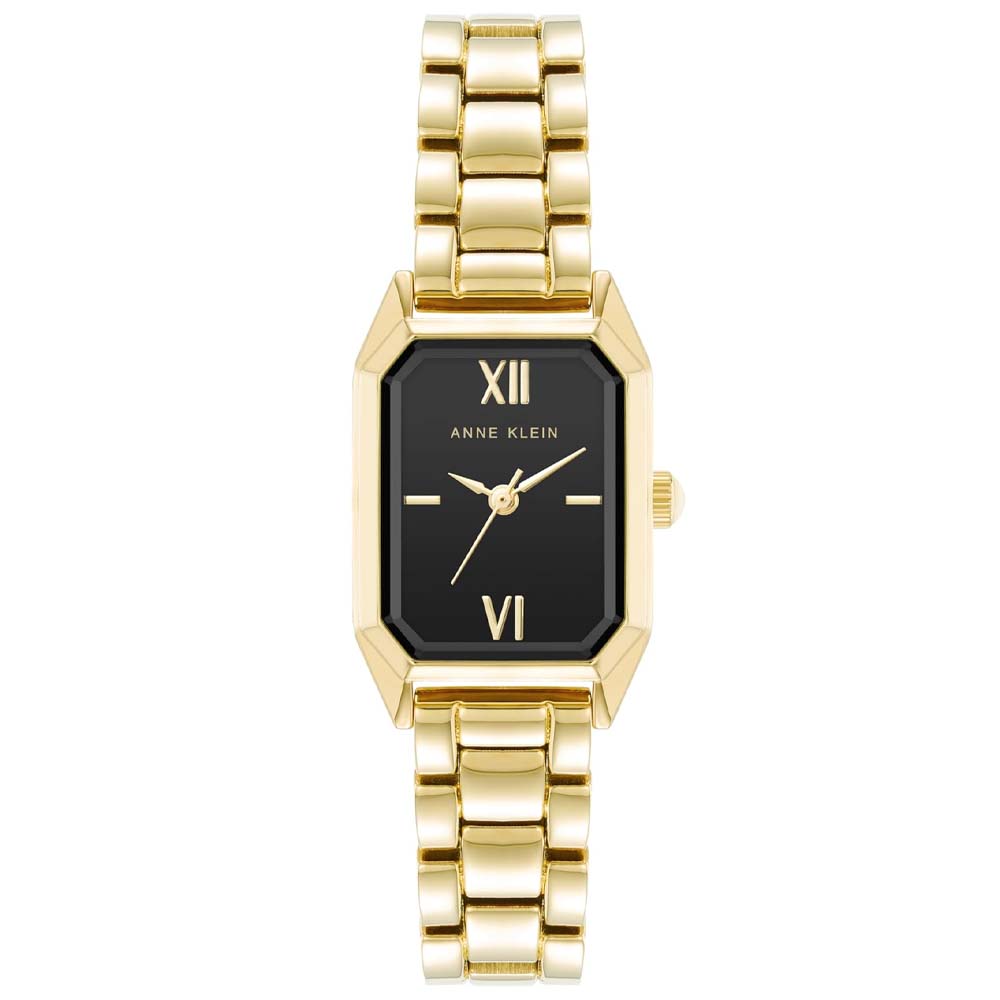 Anne Klein AK-5018BKGB Black Dial Analog Quartz Women's Watch