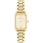 Anne Klein AK-5018CHGB Gold Dial Analog Quartz Women's Watch