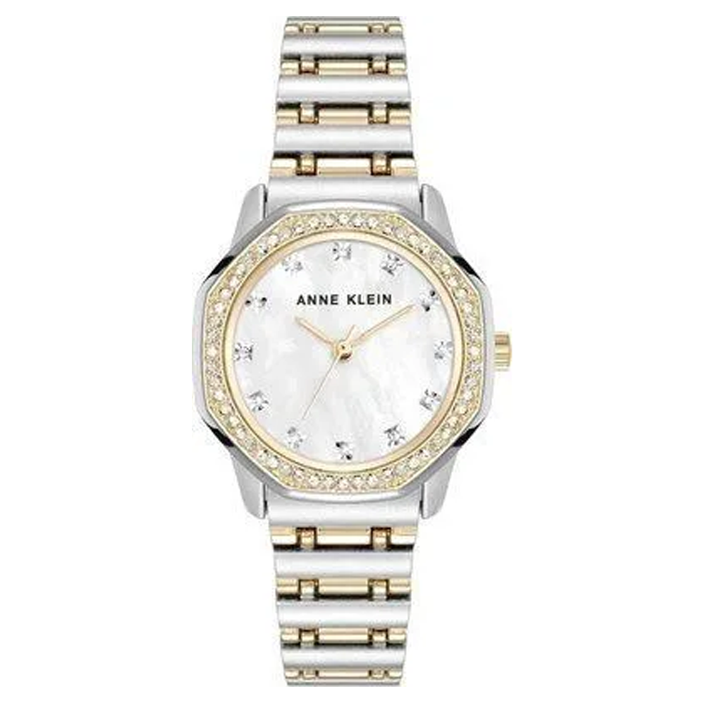Anne Klein AK/5029MPRT White Dial Analog Quartz Women's Watch