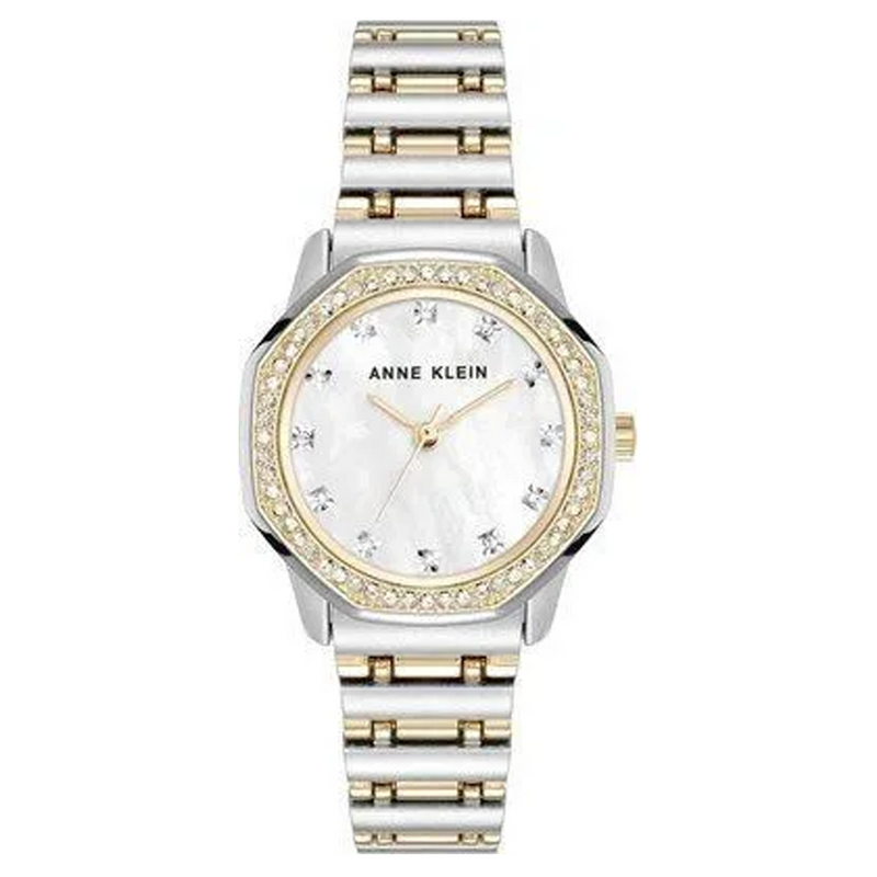 Anne Klein AK/5029MPRT White Dial Analog Quartz Women's Watch