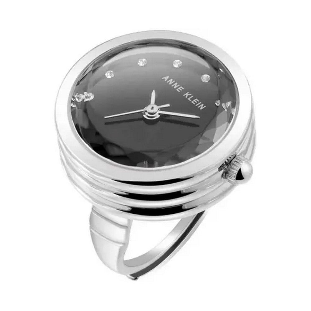 Anne Klein AK/5125RINGbk Women’s Analog Ring Watch