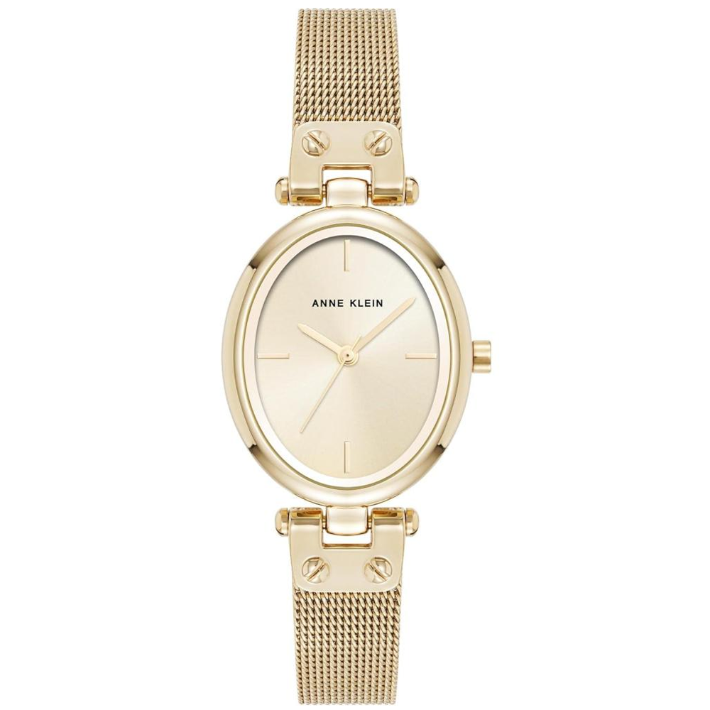 Anne Klein AK/5326CHGB Gold Dial Analog Quartz Women's Watch