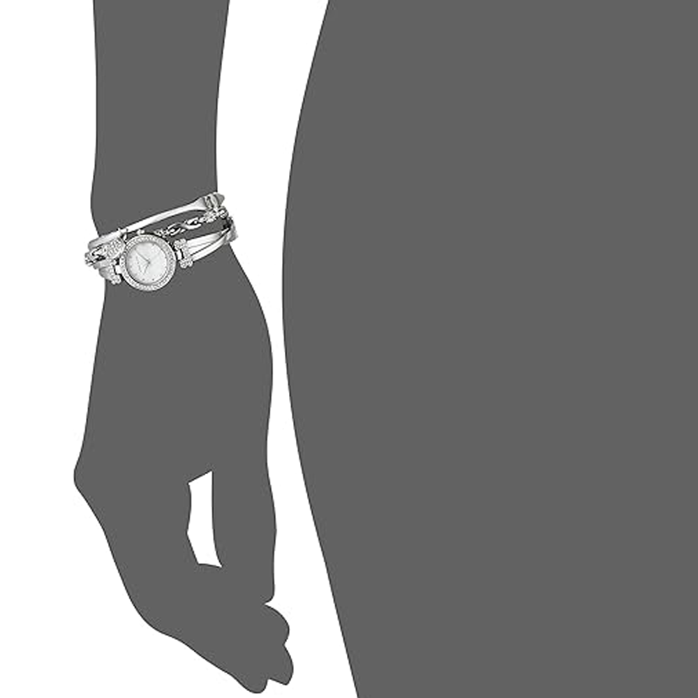 Anne Klein AK/5369SVST Silver Dial Analog Quartz Women's Watch