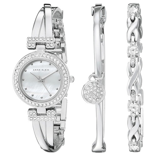 Anne Klein AK/5369SVST Silver Dial Analog Quartz Women's Watch